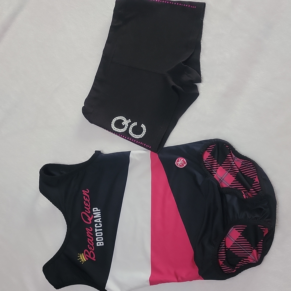 Beam Queen Boot Camp reversible gymnastics  leo